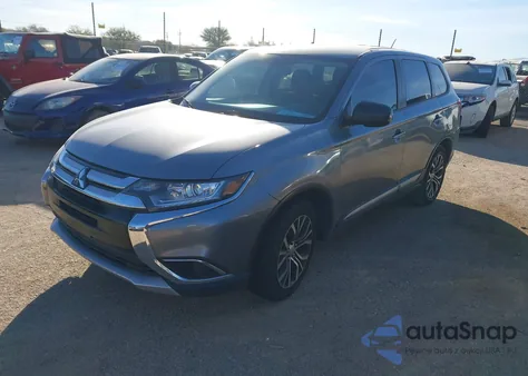 2016 Mitsubishi Outlander Es z USA, uszkodzony, nr VIN JA4AD2A39GZ050912